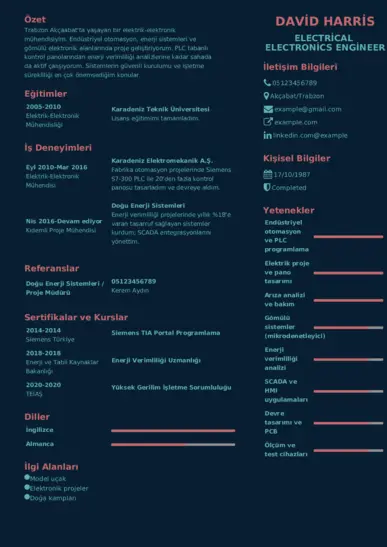  cv indir
